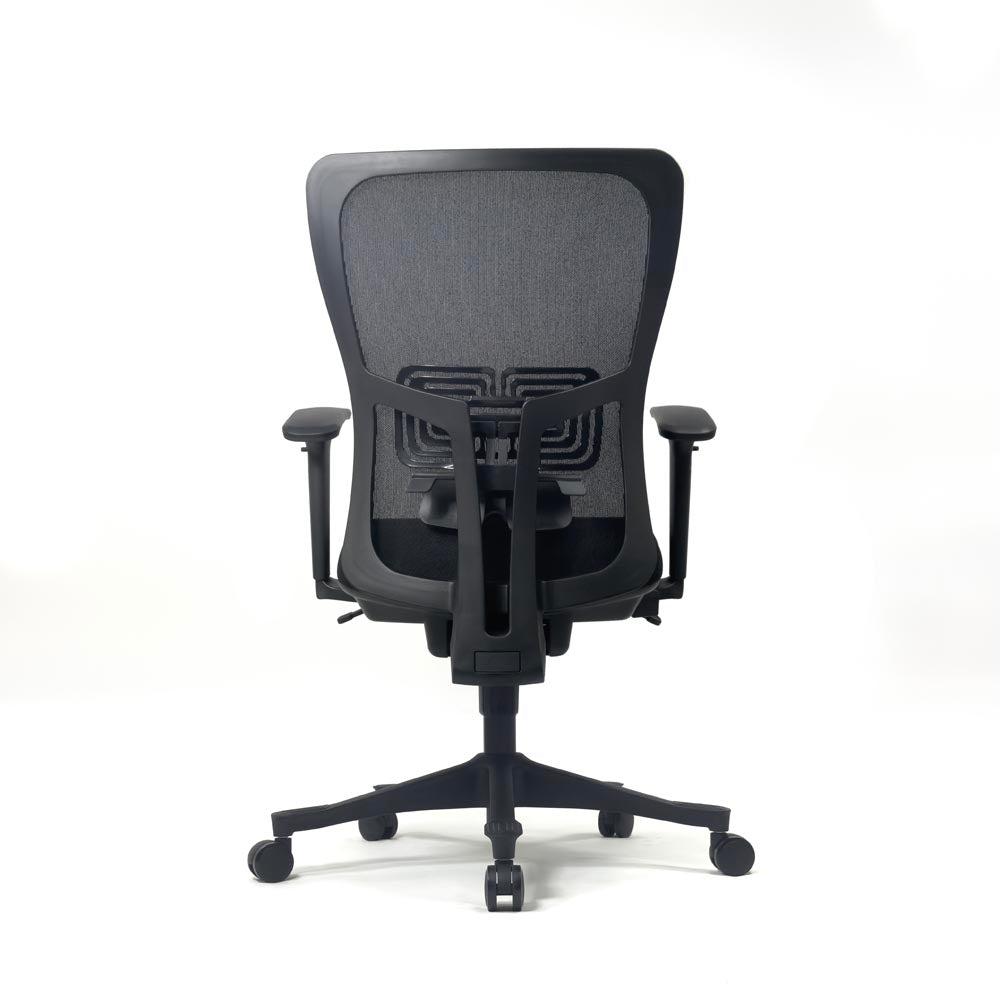 <tc>Haworth</tc>: <tc>Zody Comforto</tc> Sedia operativa 89 in tessuto nero/struttura nera - Ricondizionata