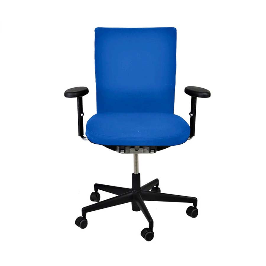 <tc>Vitra</tc>: <tc>Axess</tc> Sedia da ufficio in tessuto blu - Ricondizionata