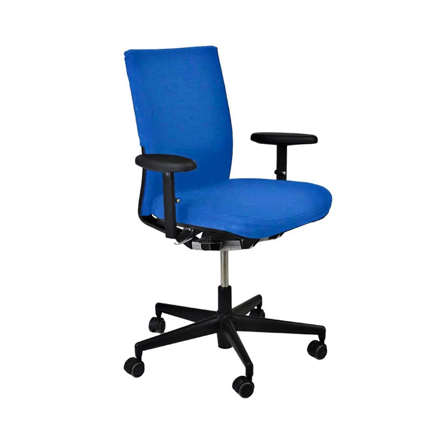 <tc>Vitra</tc>: <tc>Axess</tc> Sedia da ufficio in tessuto blu - Ricondizionata