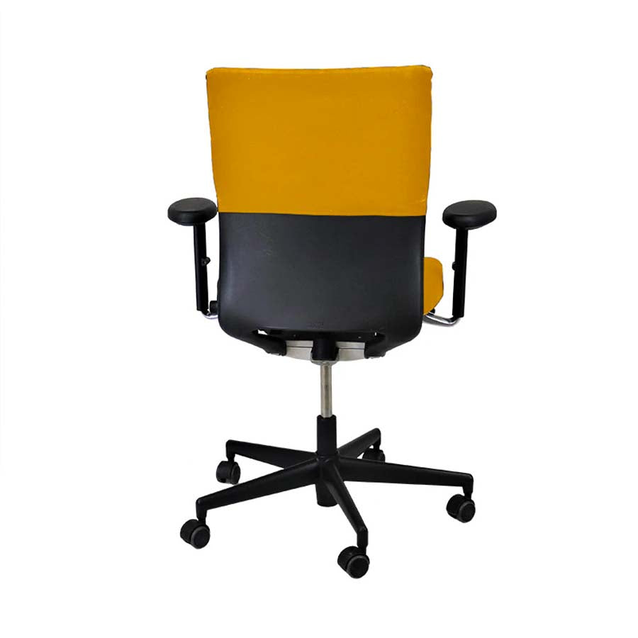 <tc>Vitra</tc>: <tc>Axess</tc> Sedia da ufficio in tessuto giallo - Ricondizionata