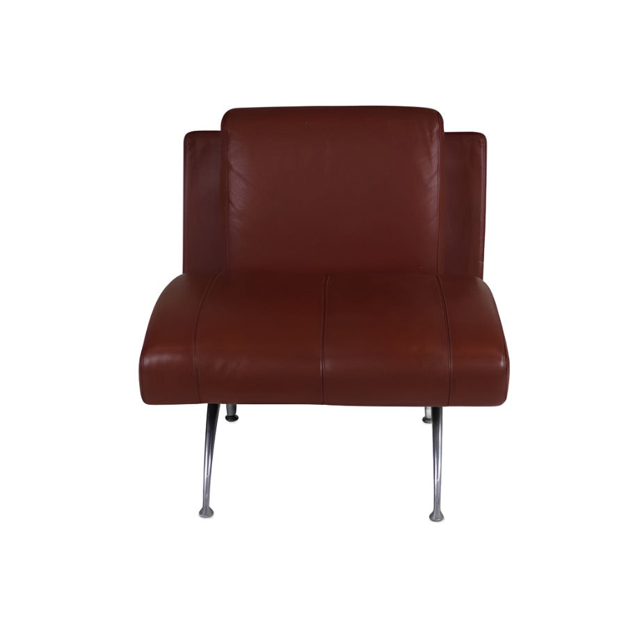 Moroso: sedia a design in pelle morbida - rinnovata