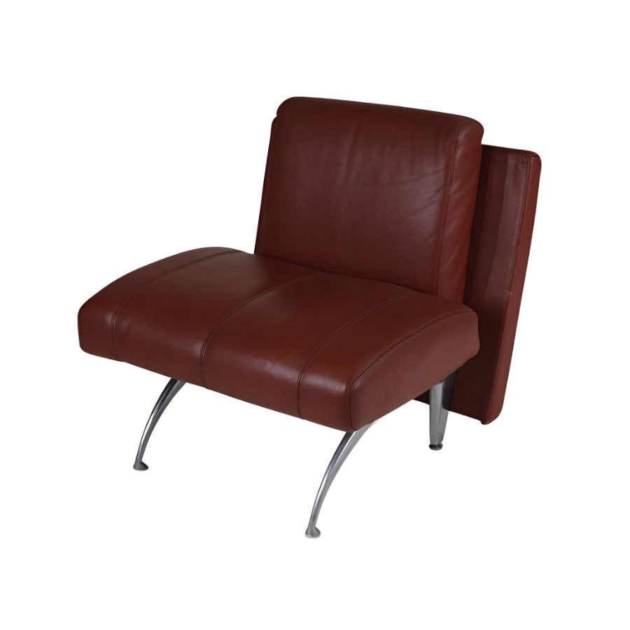 Moroso: sedia a design in pelle morbida - rinnovata