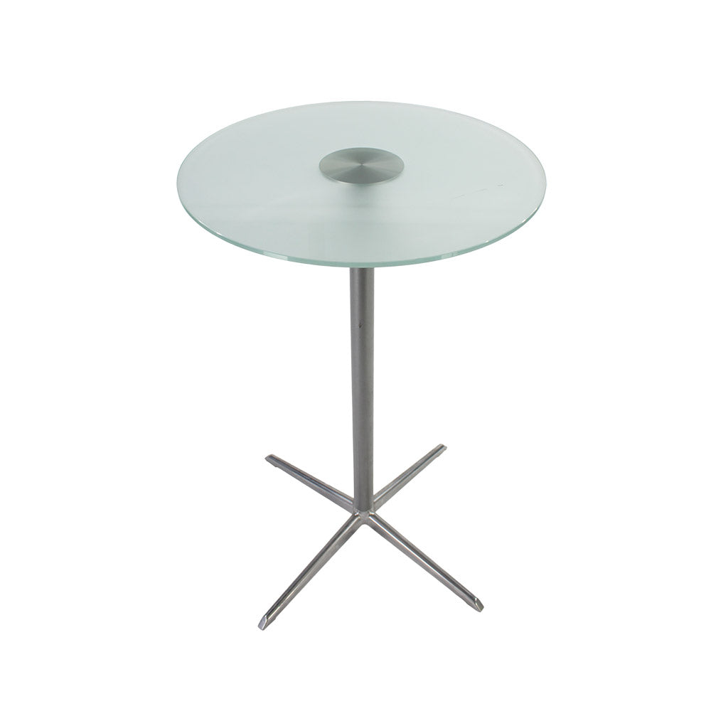 Boss Design: tavolo alto Poseur in vetro - Ricondizionato