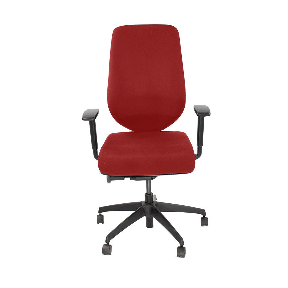 Boss Design: sedia operativa Key - Nuovo tessuto rosso - Ristrutturata