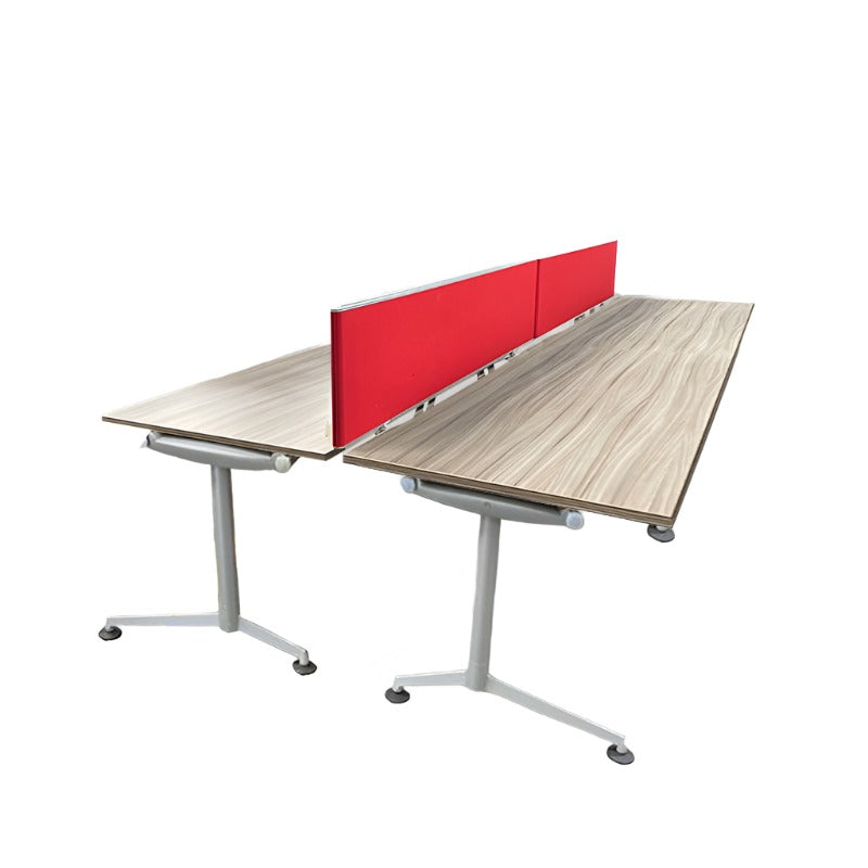 Herman Miller: Abak T Leg Bank of 4 Desks - Refurbished