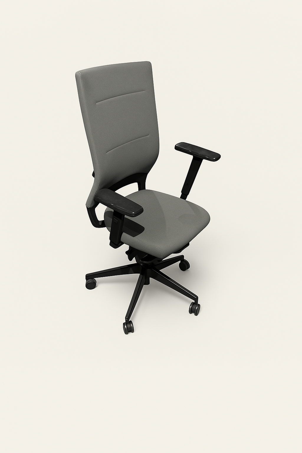 Sedus: Quarterback Task Chair in Grey Fabric - Refurbished