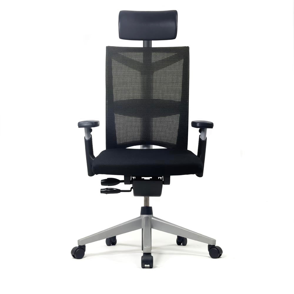 <tc>Haworth</tc>: Sedia da ufficio Comforto 88 in tessuto nero - Ricondizionata