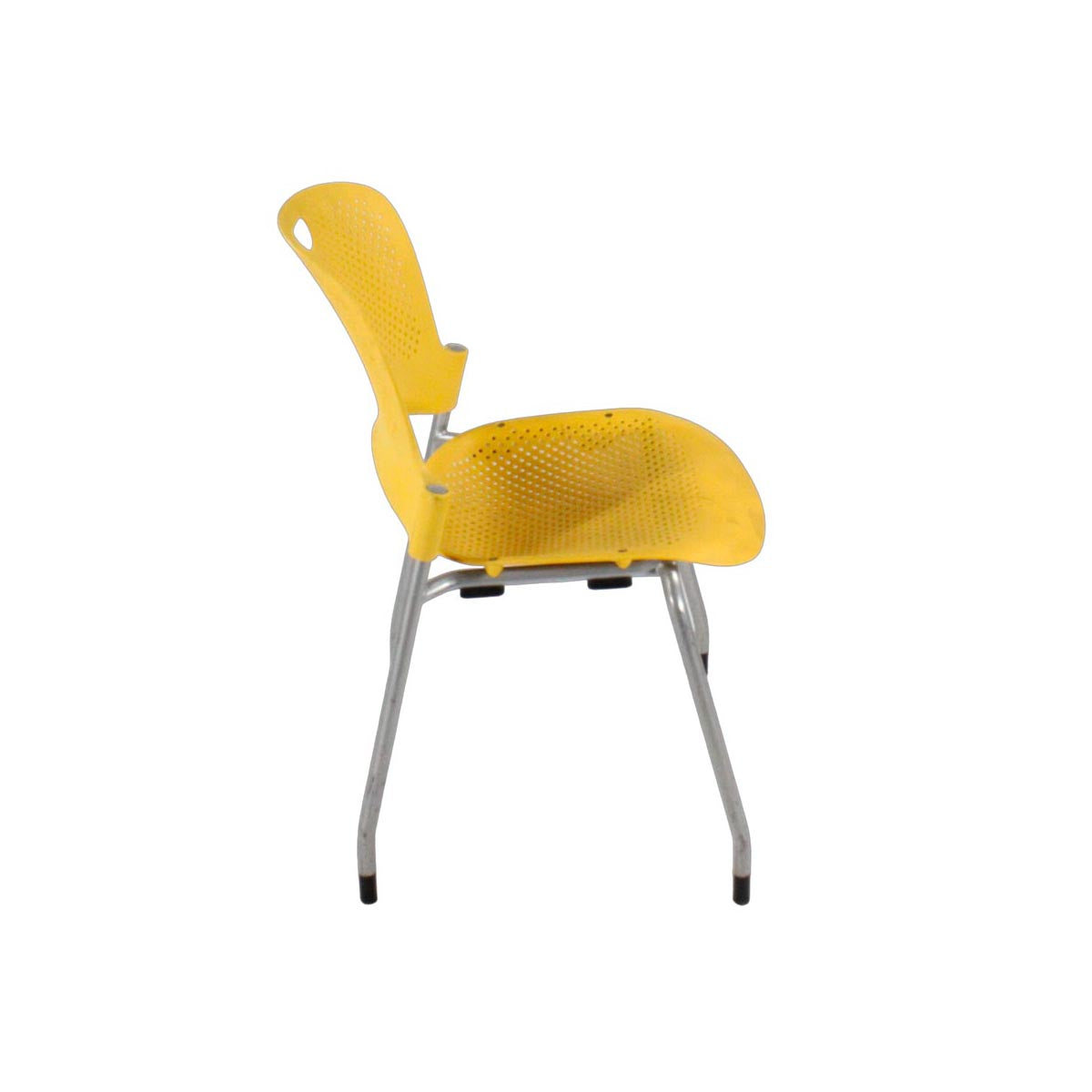 Herman Miller: Sedia Caper in Giallo - Ristrutturata