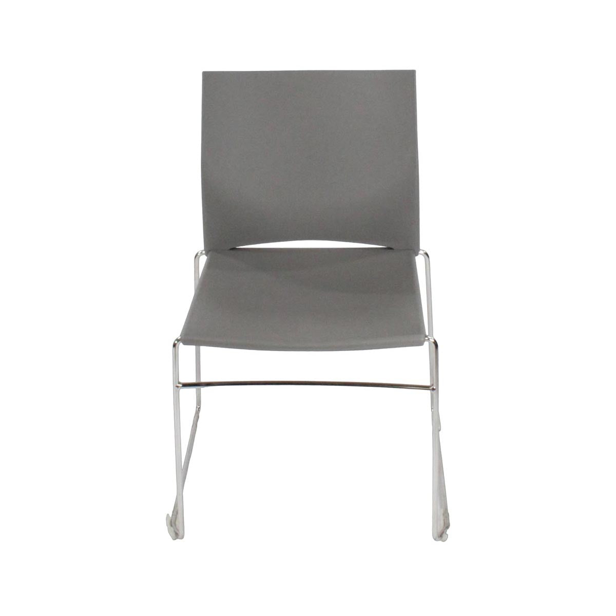 Herman Miller: sedia impilabile Pronta in grigio - rinnovata