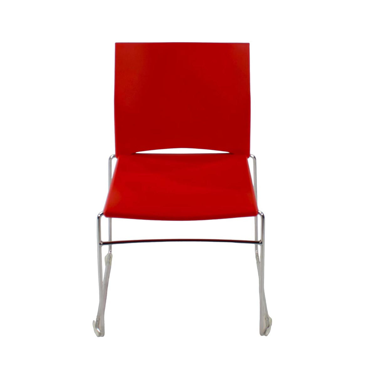 Herman Miller: Pronta Stacking Chair in Red - Refurbished