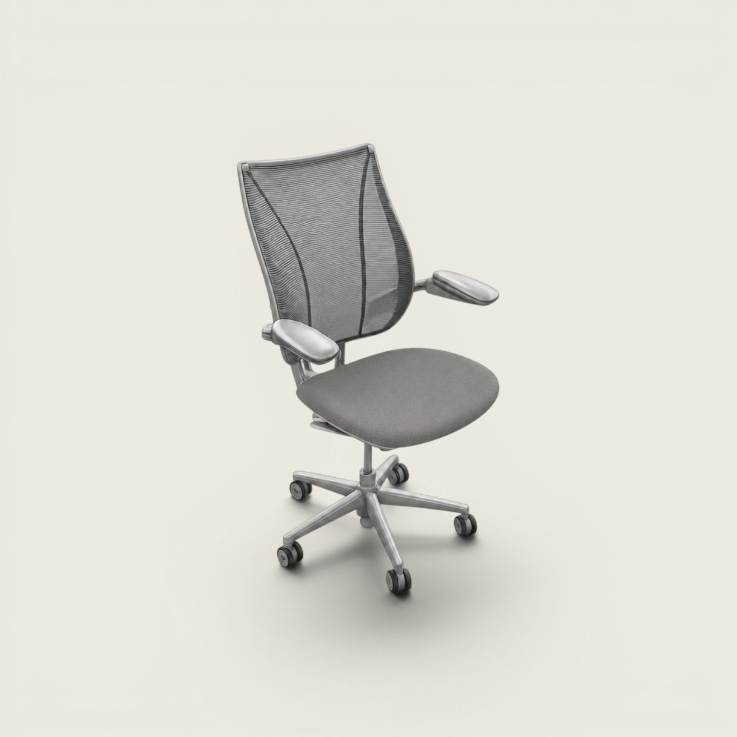 <tc>Humanscale</tc>: <tc>Liberty</tc> Sedia da ufficio in tessuto nero - Ricondizionata