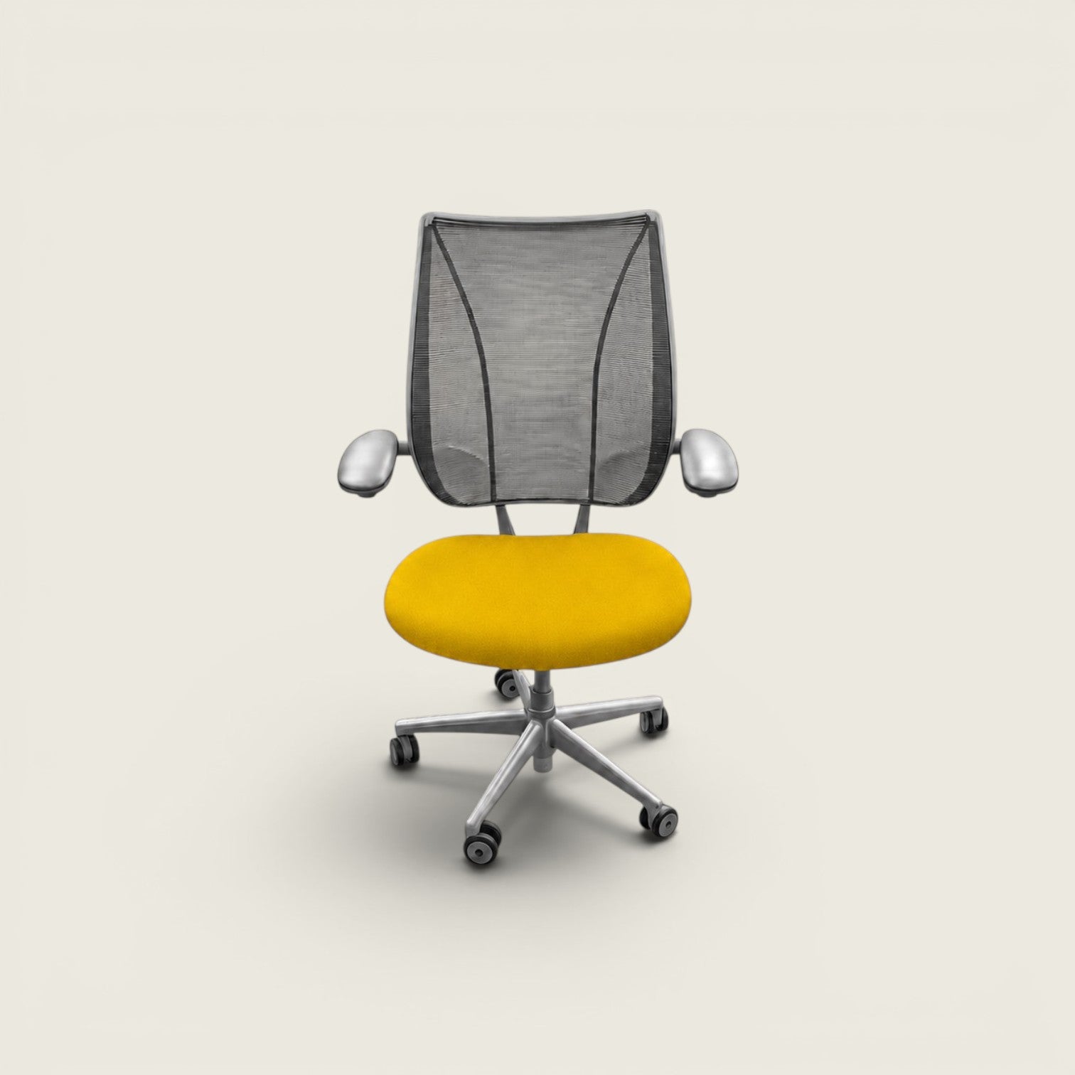 <tc>Humanscale</tc>: <tc>Liberty</tc> Sedia da ufficio in tessuto nero - Ricondizionata