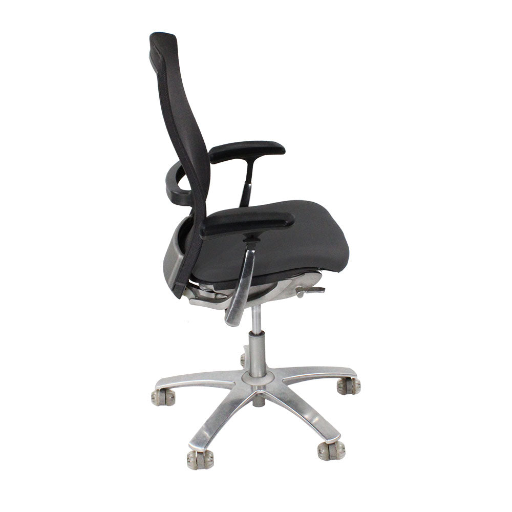 Knoll: Life Task Chair in Grey Fabric - Refurbished