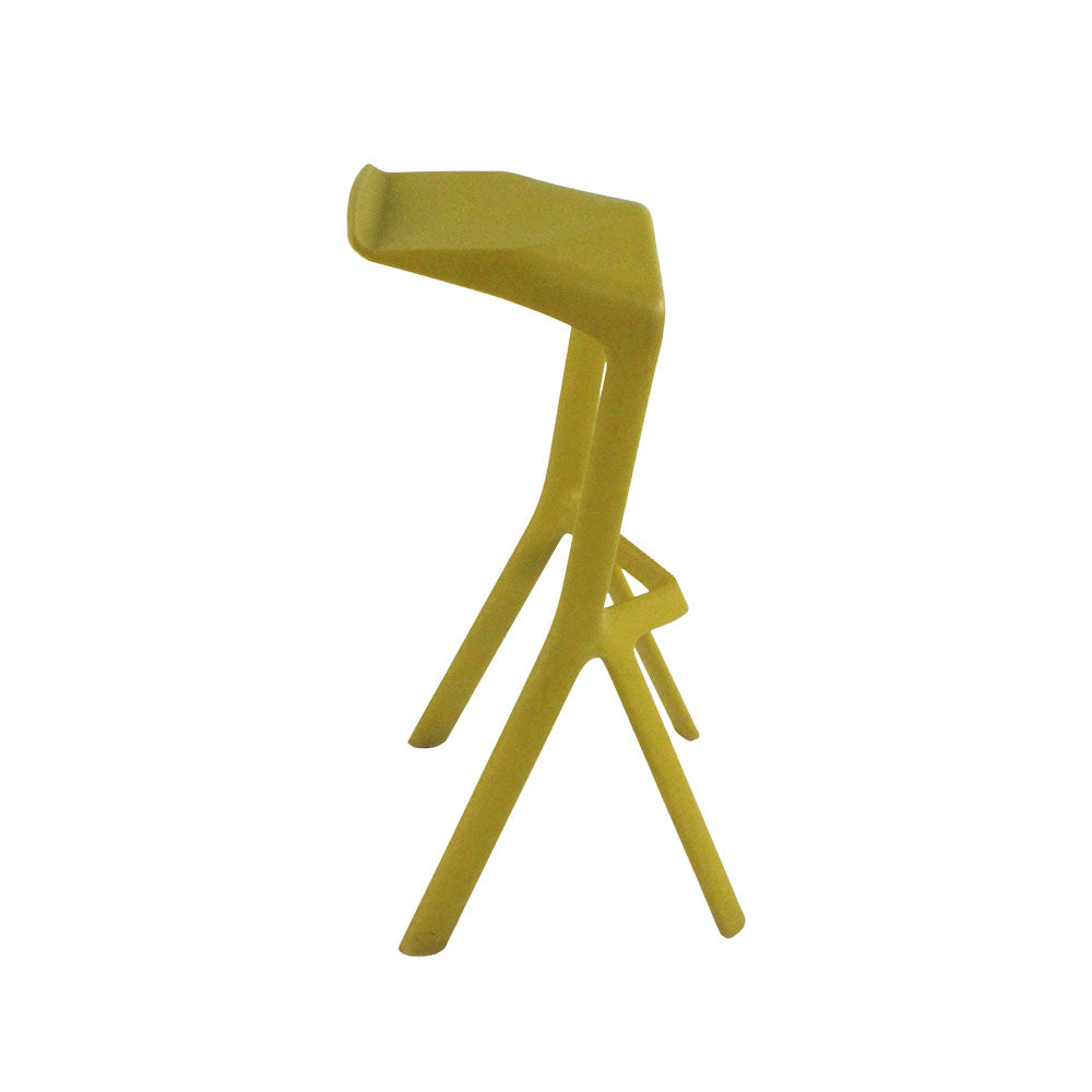 Plank: Miura Stool in Yellow Green - Refurbished