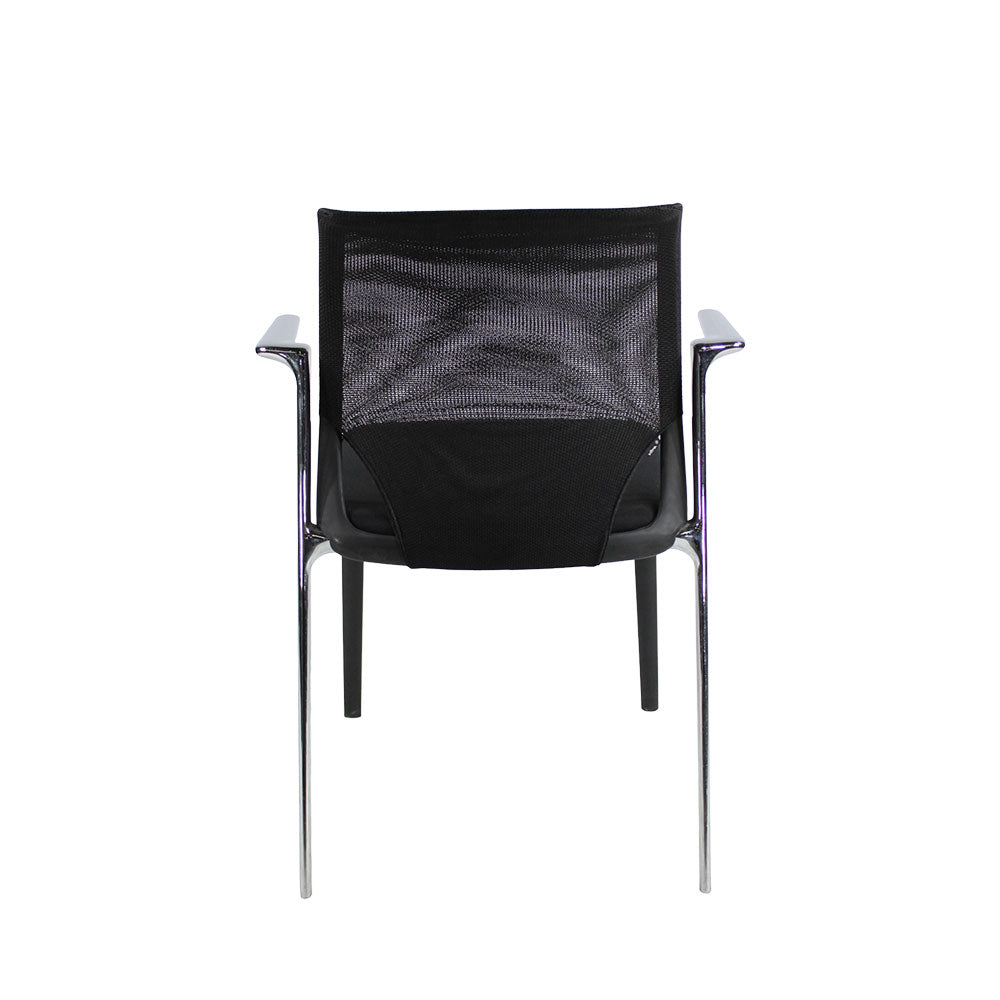 Vitra: MedaSlim Visitors Chair with Armrests - Refurbished