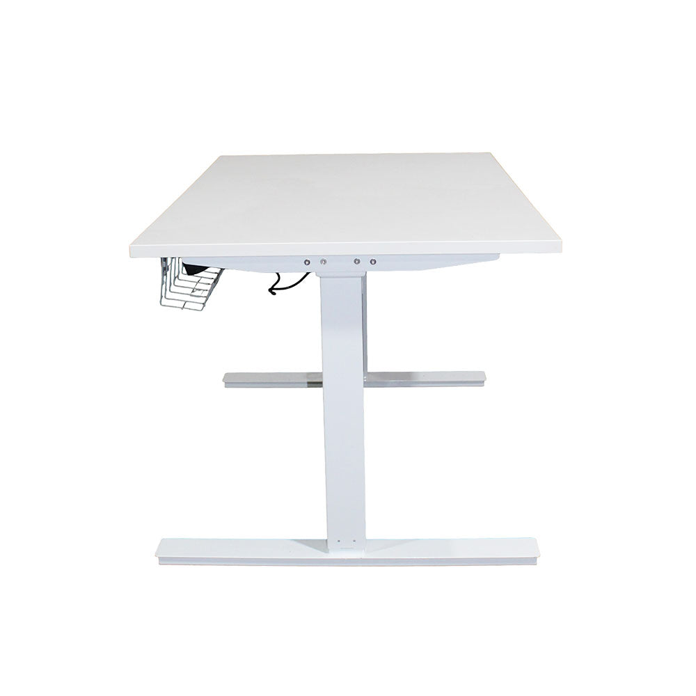 Workstories - Solo - Scrivania elettrica sit-stand in bianco - Ricondizionata