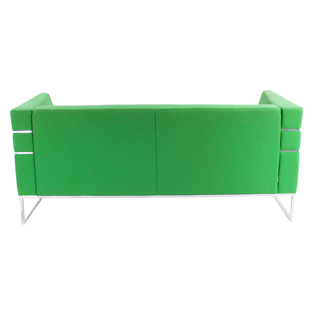Giulio Marelli: Thumb Sofa in Green Fabric - Refurbished