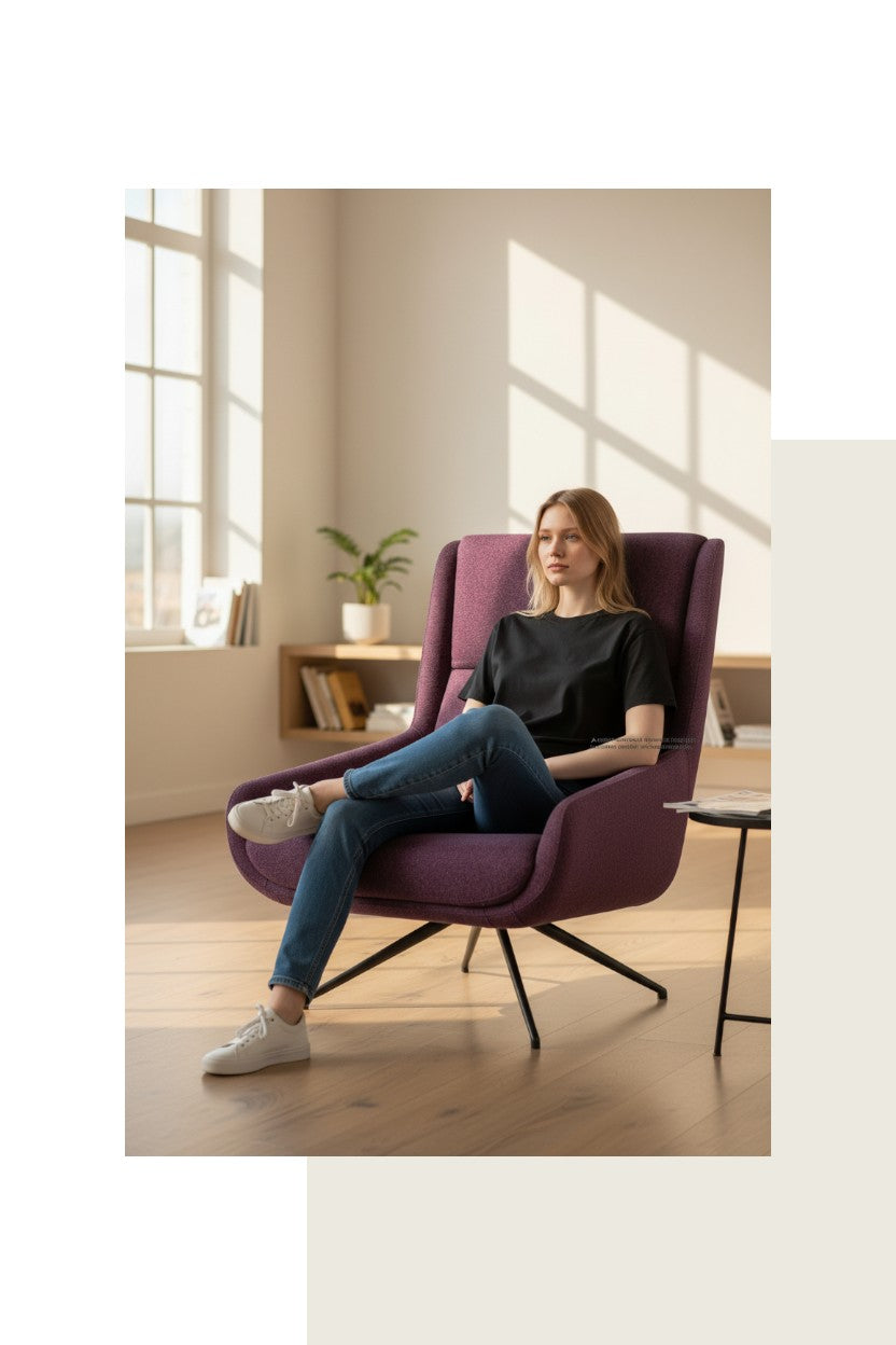 <tc>Boss Design</tc>: Luge Purple Hush Lounger - Ristrutturato