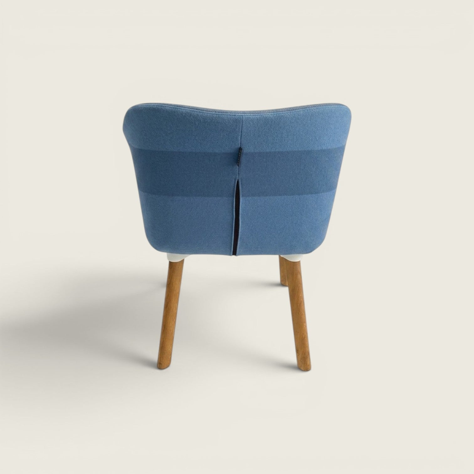 Modus:  Visitors/Side Chair In Blue Fabric - Refurbished