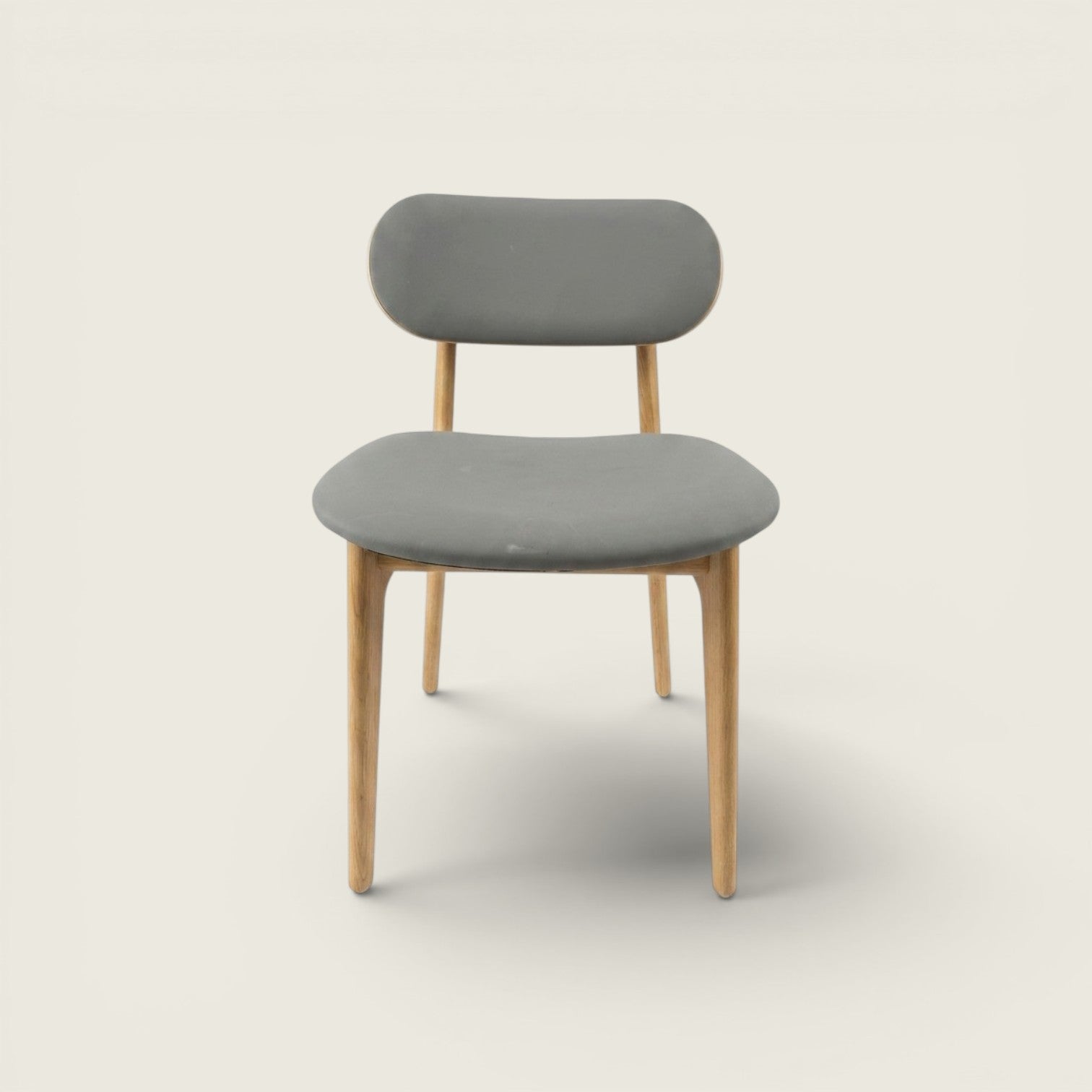 Modus:  Visitors/Side Chair In Gray Fabric - Refurbished