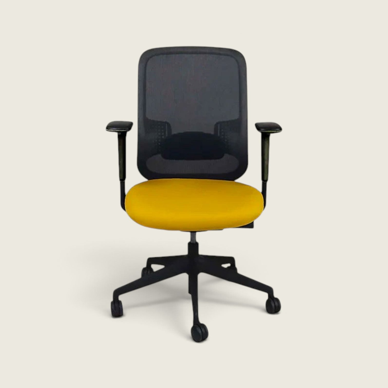 Orangebox: Do - Task Chair in Yellow Fabric - Refurbished