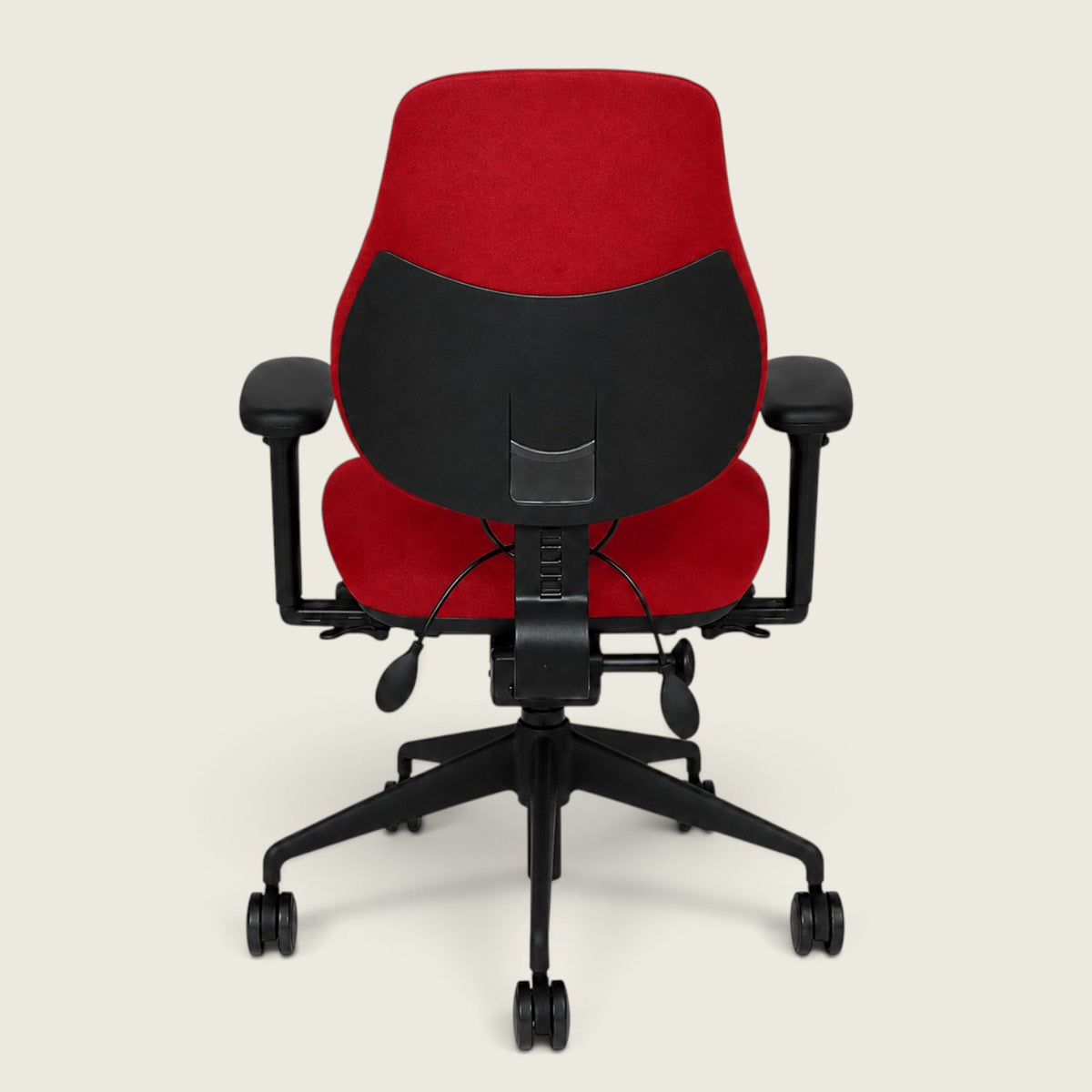 <tc>OrangeBox</tc>Sedia da ufficio Flo in tessuto rosso - Ricondizionata