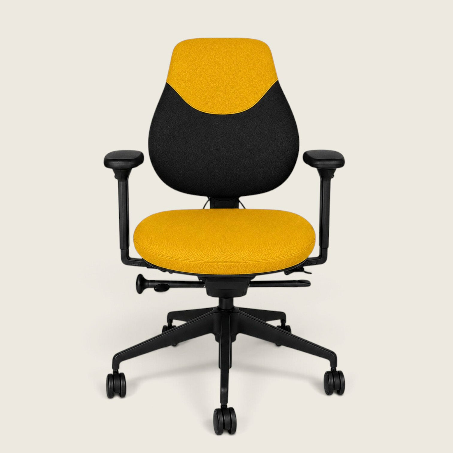 OrangeBox: Flo Office Chair in Yellow Fabric - Refurbished