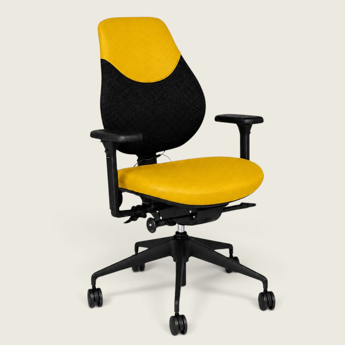 OrangeBox: Flo Office Chair in Yellow Fabric - Refurbished