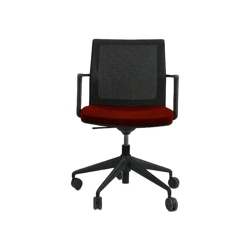 Orangebox: Workday Lite Work in Tan Leather Task Chair - Refurbished