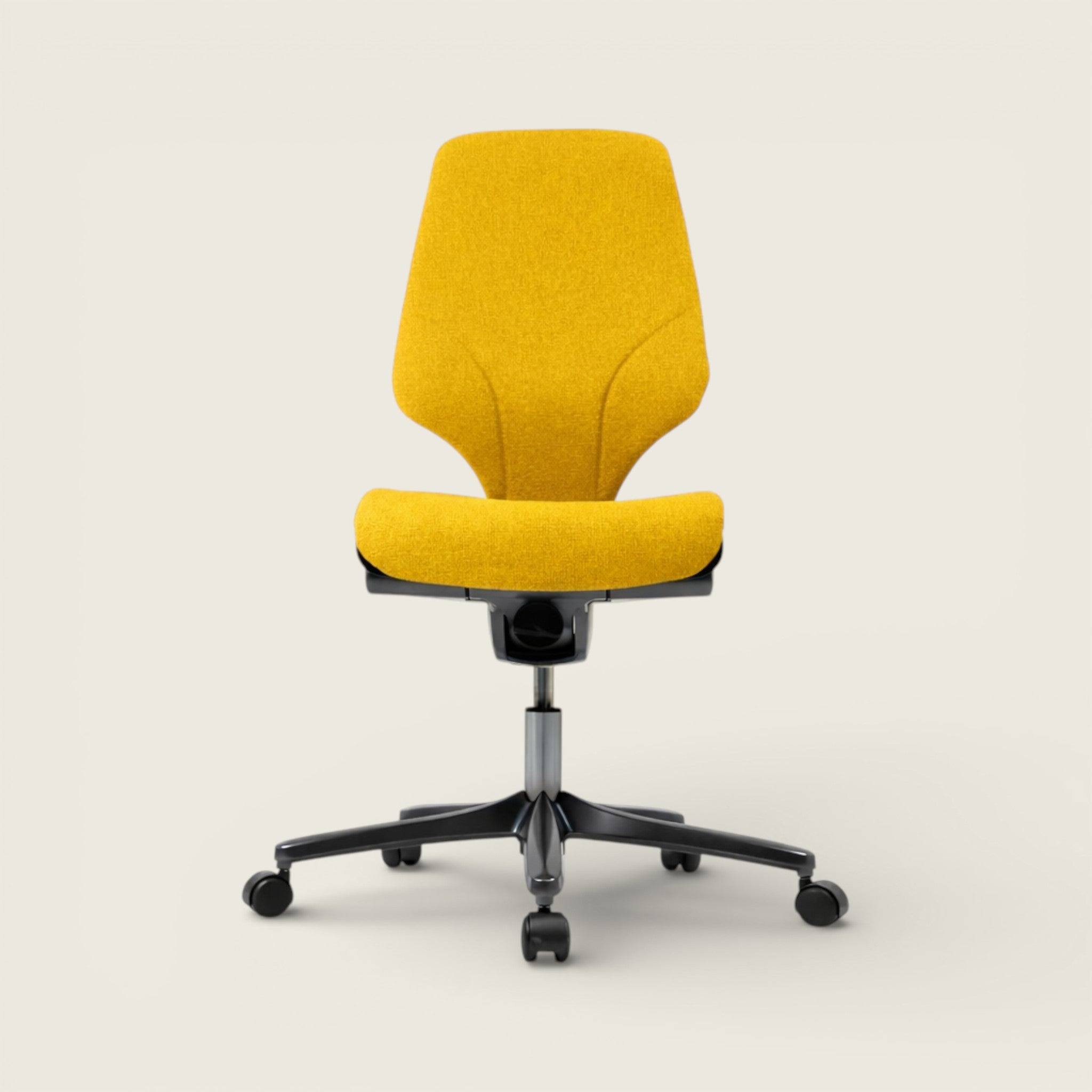 Giroflex: G64 in Yellow With No Arms - Refurbished