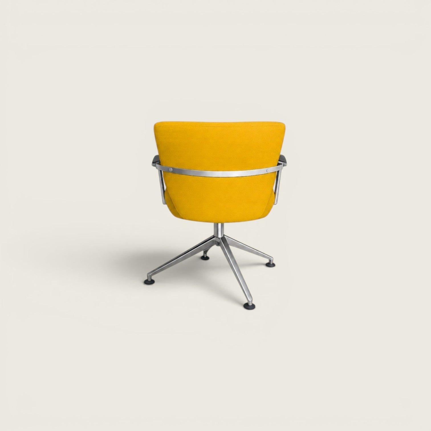 Pledge: Conference/Meeting Chair in Yellow Fabric - Refurbished