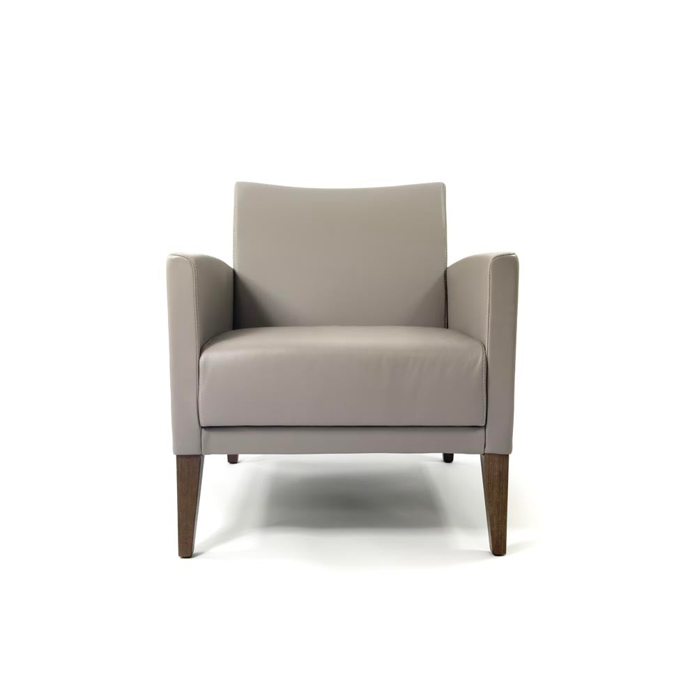 Protocollo: Seater single di Ingleton in pelle marrone chiaro - rinnovato
