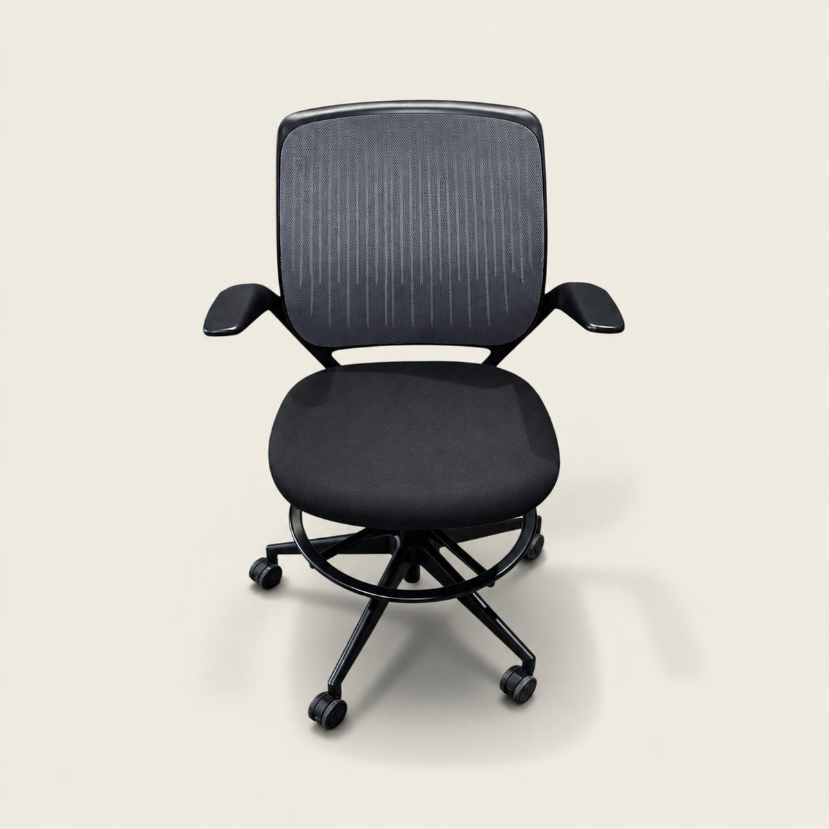 <tc>Steelcase</tc>Sedia da disegno Cobi nera - Ricondizionata