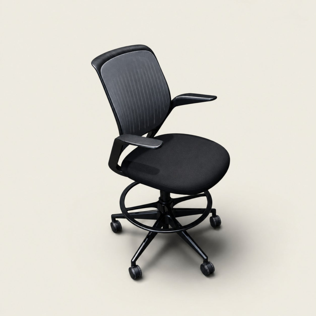 <tc>Steelcase</tc>Sedia da disegno Cobi nera - Ricondizionata