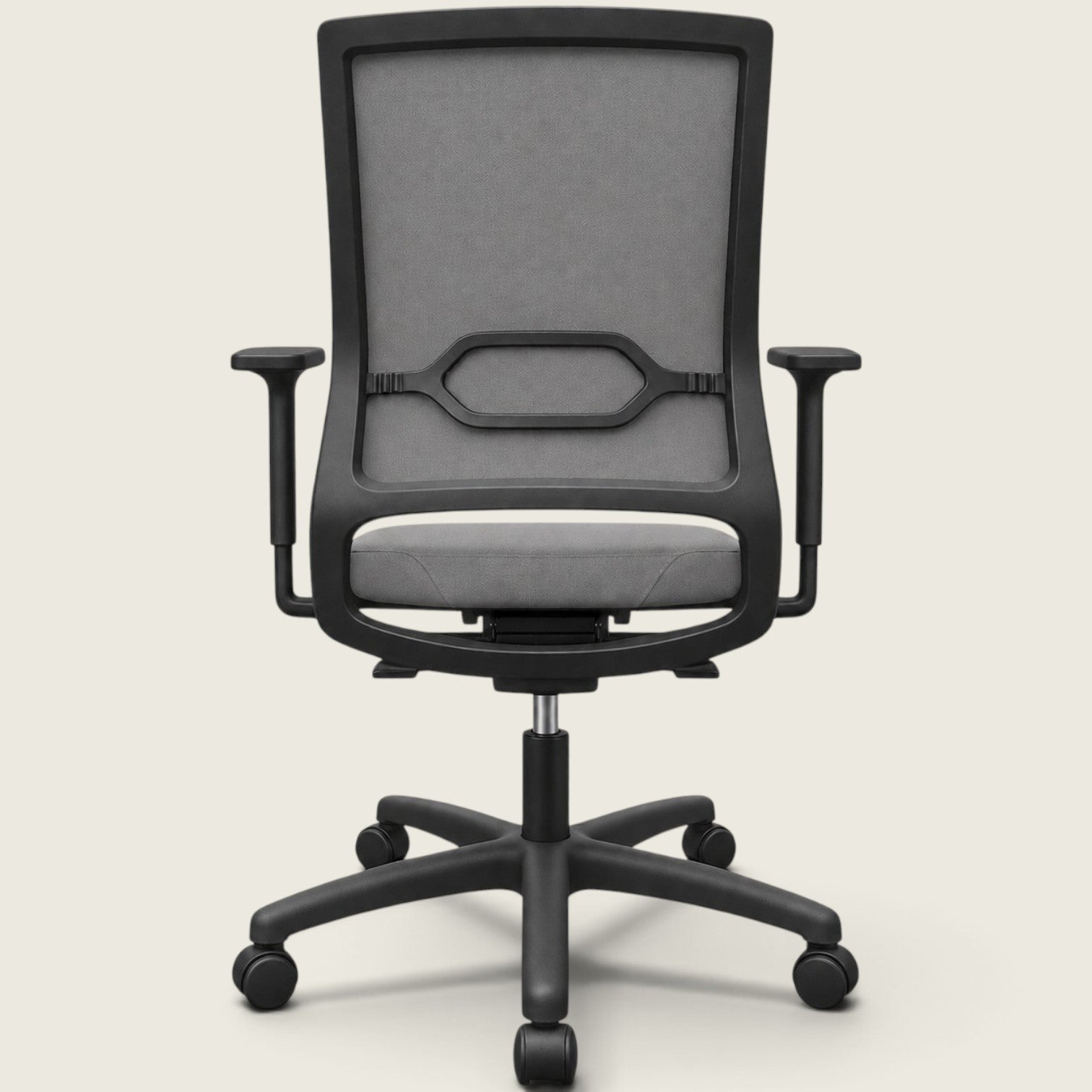 <tc>Sedus</tc>: <tc>Quarterback</tc> Sedia da ufficio in tessuto grigio con schienale in tessuto grigio - Ricondizionata