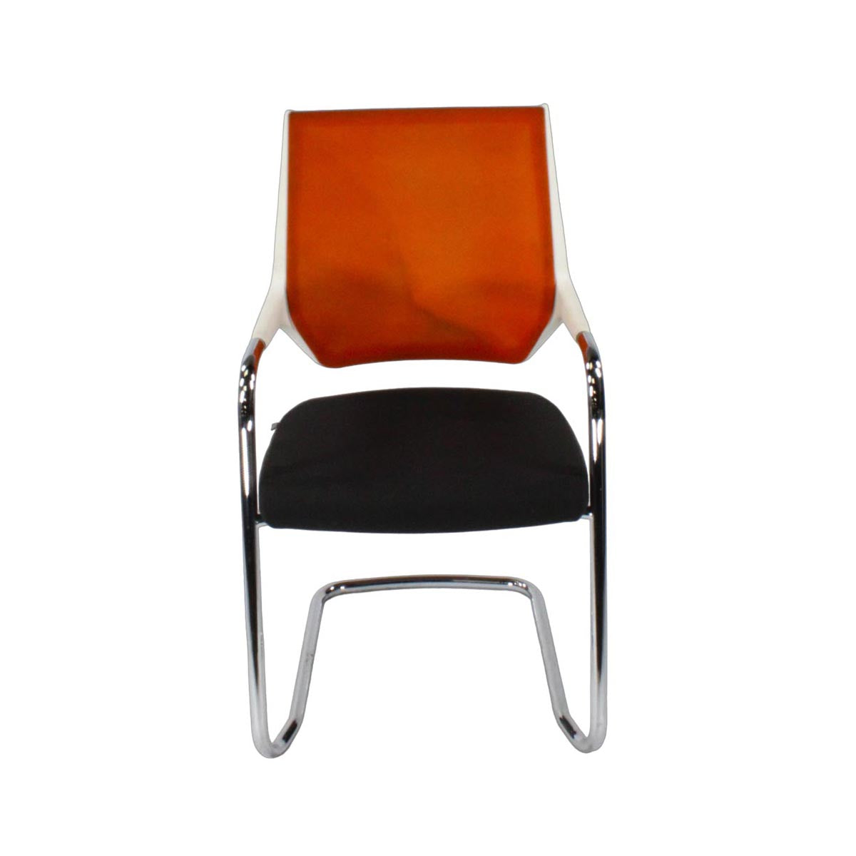Sedus: Quarterback Cantilever Chair Orange/Black/White - Refurbished