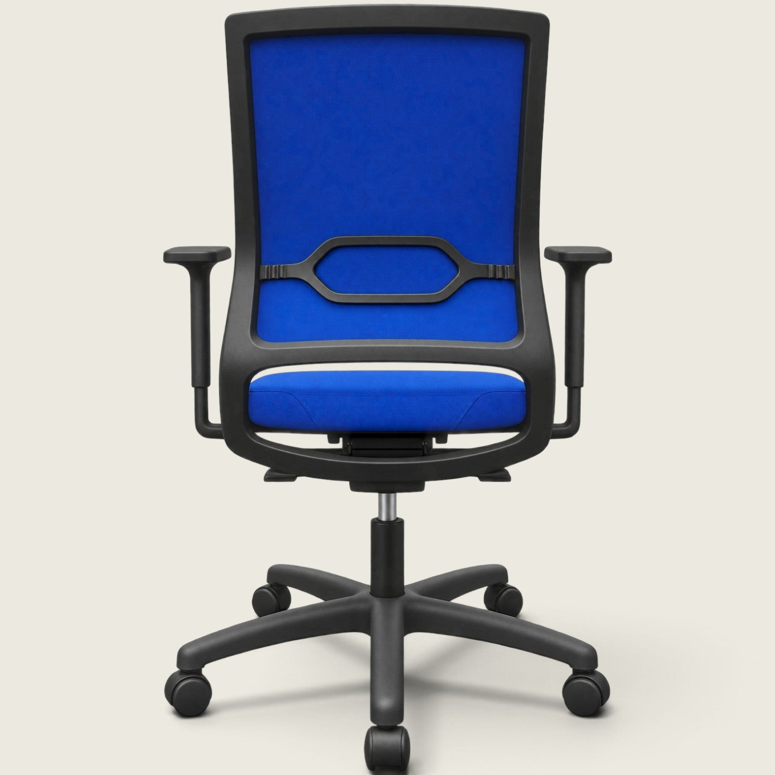 <tc>Sedus</tc>: <tc>Quarterback</tc> Sedia da ufficio in tessuto blu con schienale in tessuto blu - Ricondizionata