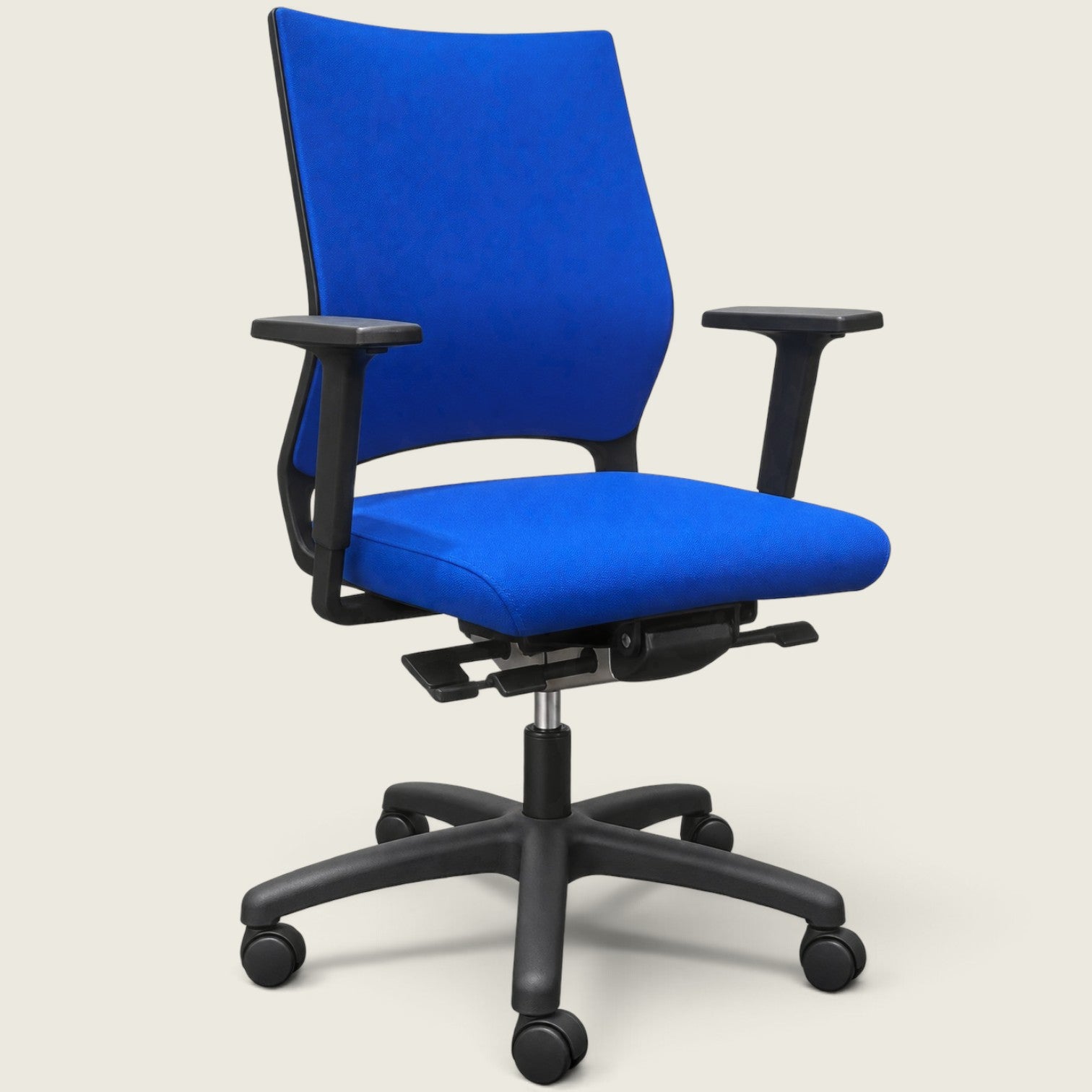<tc>Sedus</tc>: <tc>Quarterback</tc> Sedia da ufficio in tessuto blu con schienale in tessuto blu - Ricondizionata