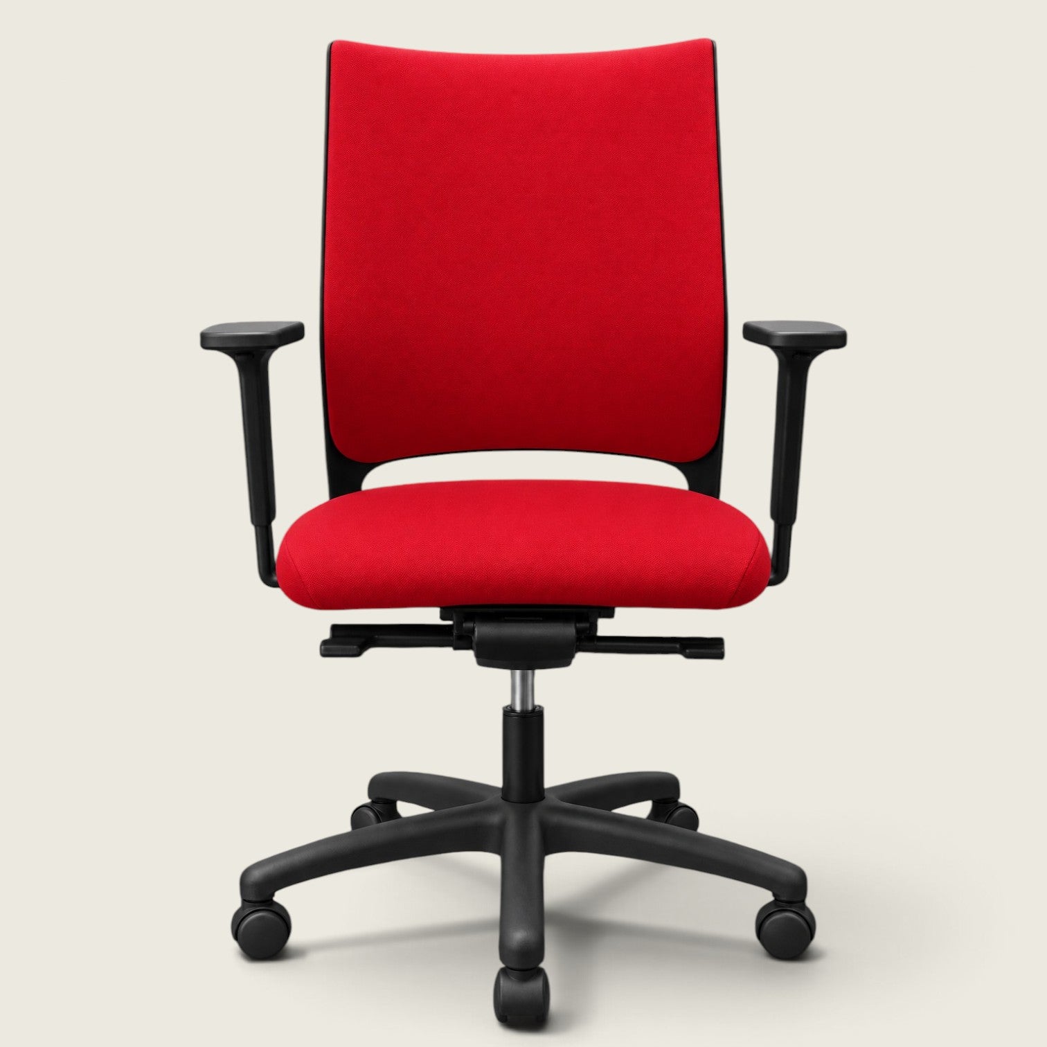 <tc>Sedus</tc>: <tc>Quarterback</tc> Sedia da ufficio in tessuto rosso con schienale in tessuto rosso - Ricondizionata
