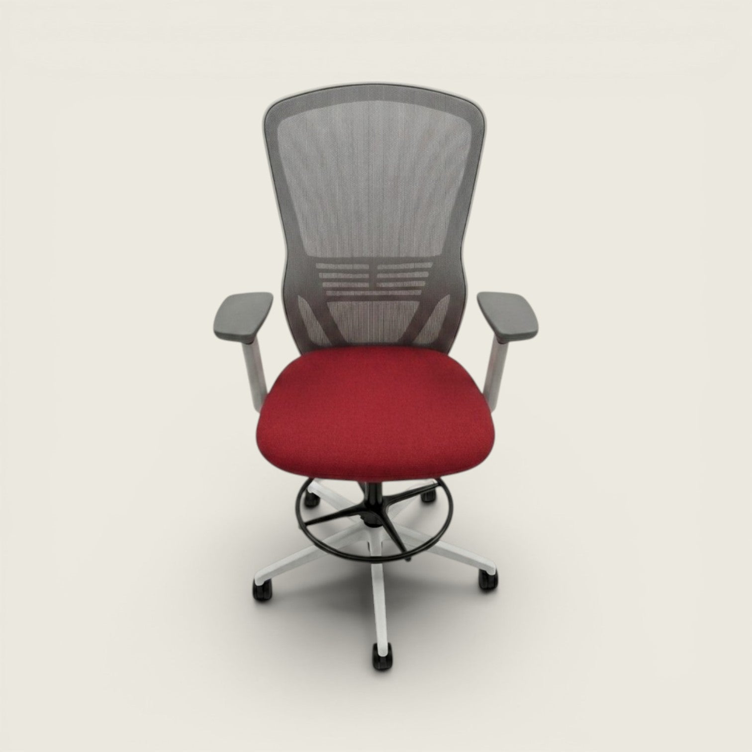 <tc>Senator</tc>Sedia da disegno Ousby rossa - Ristrutturata