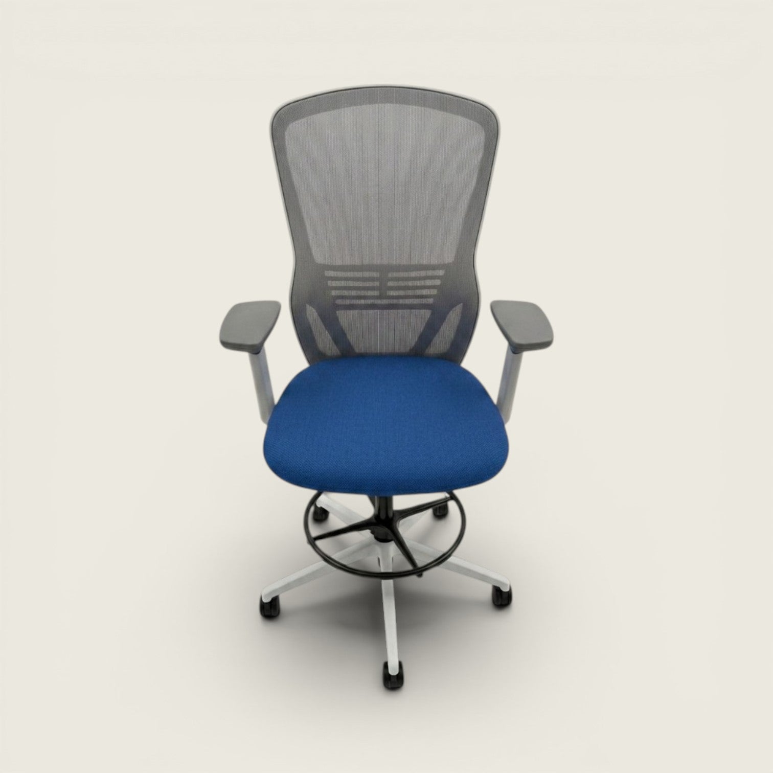 <tc>Senator</tc>Sedia da disegno Ousby blu - Ristrutturata