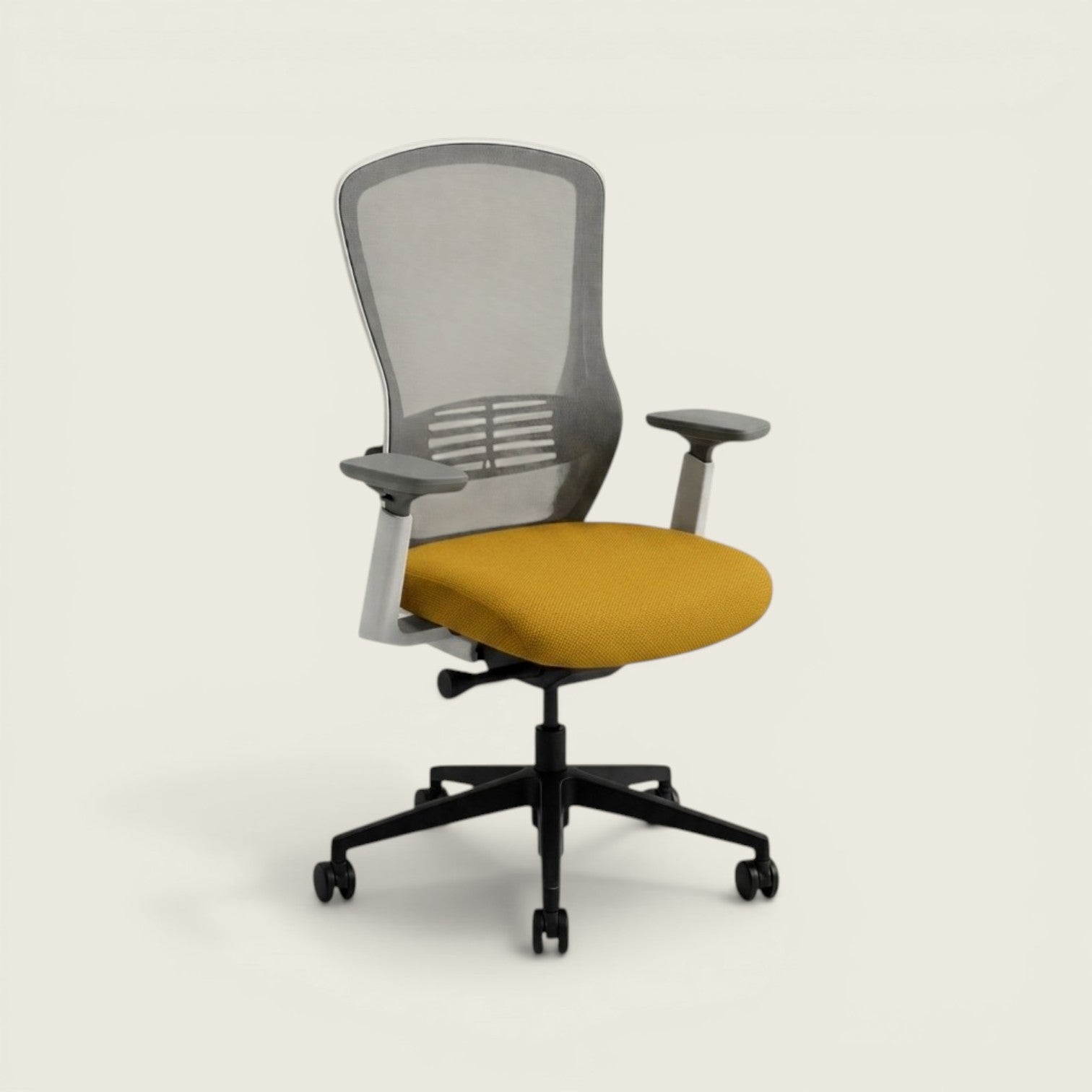 <tc>Senator</tc>Sedia da ufficio Ousby di colore giallo - Ricondizionata