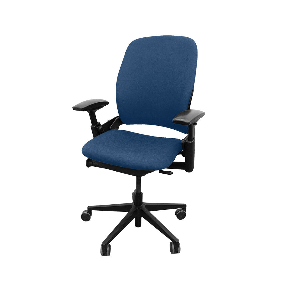 Steelcase: Leap V2 Office Chair - Blue Fabric - Refurbished