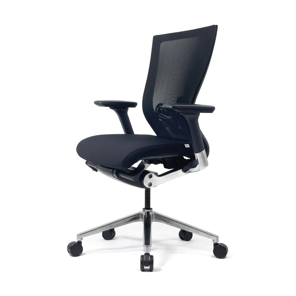 Techo: Sidiz Task Chair in Black Fabric - rinnovato