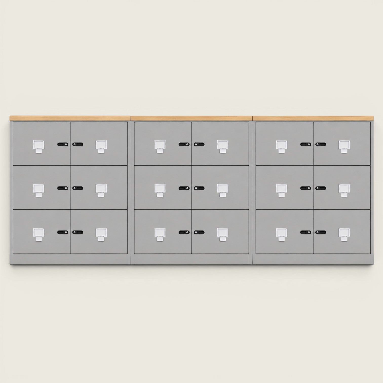 Triumph: Lateral Filing Cabinet in Steel Grey - Refurbished
