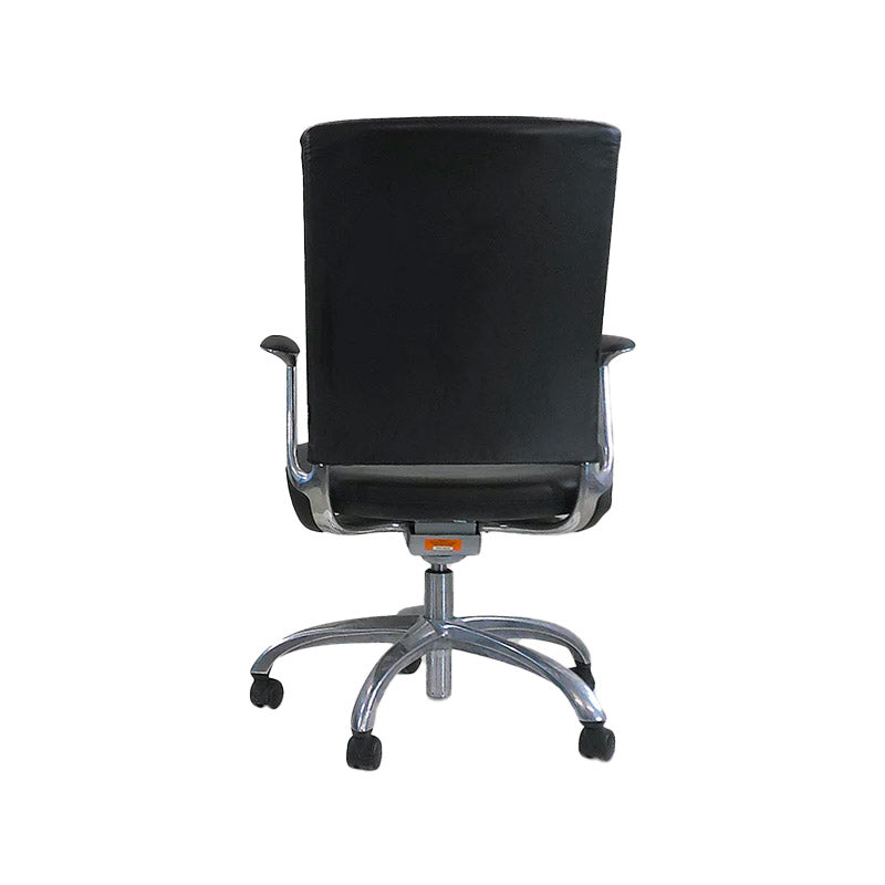 Verco: V-Smart High Back Leather Task Chair - Refurbished