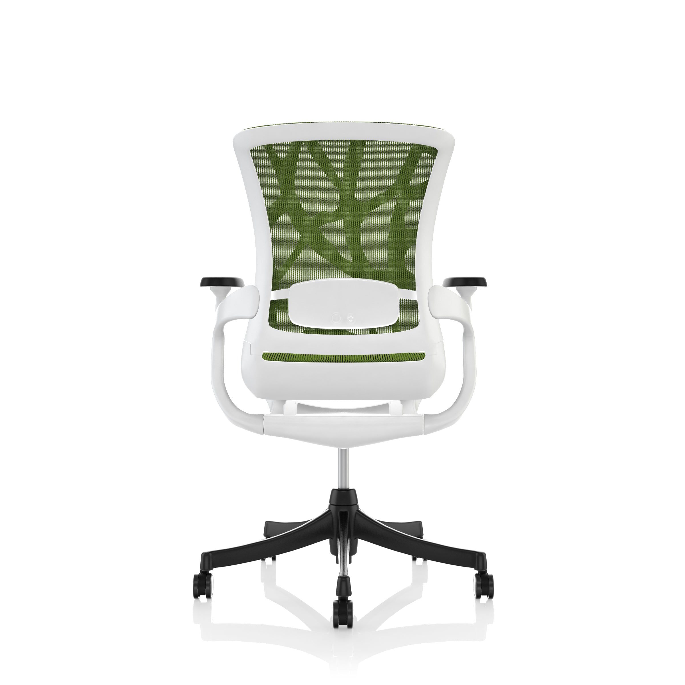Comfort Seating: skate task sedia in verde e bianco - rinnovato
