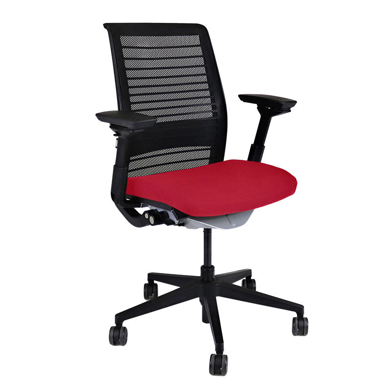 Steelcase: sedia da ufficio Think V2 con schienale in rete - Ristrutturata